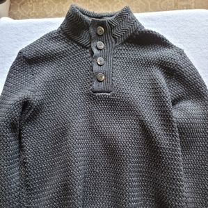 Schott NYC Funnel Neck Military style Sweater